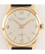 Berthoud Women's Hand-Winding 18k Rose Gold Watch w/ Leather Band - $3,412.92