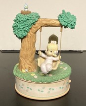 1983 Enesco Precious Moments 7” plastic animated Music Box. working -EX - $19.79