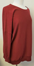 Eileen Fisher Sweater Sz- L Burgundy 100% Wool - £31.49 GBP