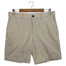 Banana Republic Aiden Shorts Mens 33 Linen Casual Chino Lightweight Prep... - $407.53 MXN