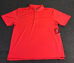 Lynx Brand Red Short Sleeve Golf Polo Men&#39;s Size XL X-Large Lightweight NWT - £10.26 GBP