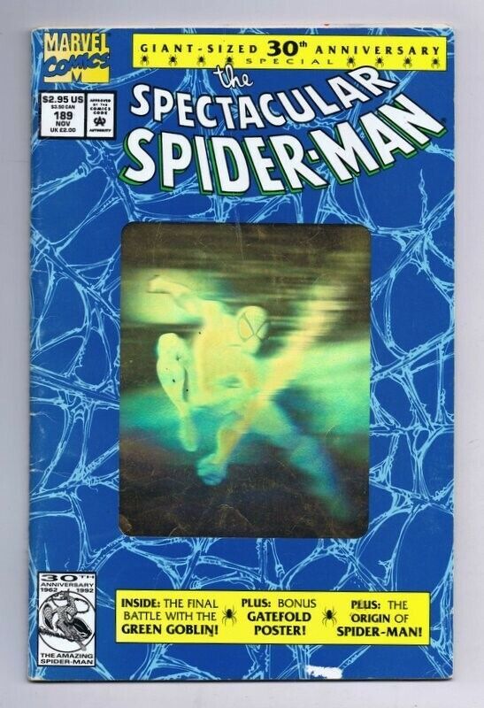 Primary image for Spectacular Spider-Man #189 ORIGINAL Vintage 1992 Marvel Comics 