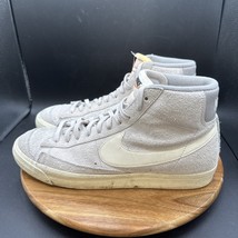 Nike Blazer Mid 77 Mens Size 12.5 Shoes Gray Suede Athletic Sneakers DM0... - $34.64