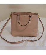 Lauren Ralph Handbag Mellow Pink Faux Leather Satchel Two Way Wear Purse... - $57.00