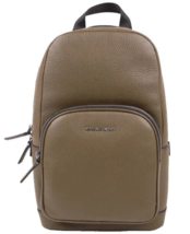 Michael Kors Commuter Slingpack Olive Leather 37S1LCOY1L NWT $368 Retail FS - $118.79
