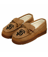 San Francisco Giants Size 13/14 MLB Moccasin Men Slipper Tan - €16,00 EUR