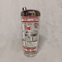 Hazel Atlas Golf Sailing Sports Recipe Cocktail Shaker With Top Strainer... - $28.95