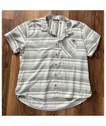 L.L. Bean Women’s Vented Button Down Hiking Fishing Shirt Size XL Striped - $33.94 CAD