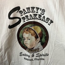 Spanky&#39;s Speakeasy T-shirt Naples Florida White Men&#39;s XL - £13.92 GBP