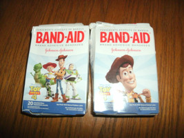 2 boxes of Toy Story Bandaid Bandages 40 ct total 2 sizes Woody, Buzz Lightyear - $4.95