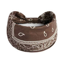 New Paisley Bandana Print Headband Yoga Headband Hair Wrap Twisted Stret... - £13.39 GBP