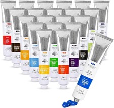 Paul Rubens Oil Paint, 20 Bright Oil Colors with High Saturation, 50ml L... - $1,436.94 MXN