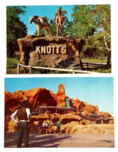 Knotts Berry Farm Calico Mine Train Buena Park CA UNP Postcards 1960s (Qty 2) - £7.50 GBP