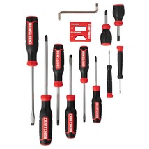 CRAFTSMAN Screwdriver Set, Bi-material, 12 Piece (CMHT65071N) - $73.99