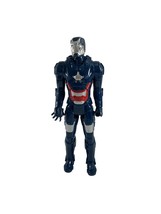 Iron Man Action Figure 12&quot; Marvel Comics Patriot Captain America Played With Toy - £7.88 GBP