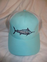 Magellan Outdoors Women&#39;s Hat Cap Sketched Marlin Celadon White Color Sn... - £9.95 GBP