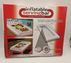 Inflatable Serving Bar Pool Ice Drink Float 52 x 25 x 5.5 NIB party bbq ... - $15.43