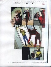 1996 Daredevil 354 page 5 color guide art, Original Marvel production ar... - $64.23