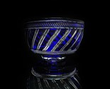 Faberge Marie Louise Cobalt Blue Bowl 10&quot; - $795.00