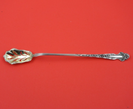 Daisy by Blackinton Sterling Silver Olive Spoon GW Pierced Long Original 8 1/4&quot; - £101.76 GBP