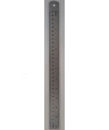 12&quot;/30 cm Stainless Steel Metal Rulers School Office Shop Inches/Centime... - $3.46