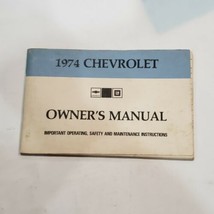 1974 CHEVROLET CAPRICE / IMPALA OWNERS MANUAL / ORIGINAL GUIDE BOOK! - $14.35