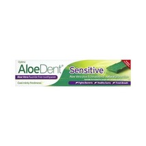 AloeDent Sensitive 100 ml Aloe Vera Plus Echinacea Fluoride-Free Toothpa... - $10.00