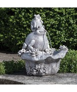 11&quot;H FROG GARDEN FOUNTAIN PUDGY PALS - $118.27 CAD