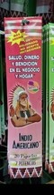 3X  INDIO AMERICANO INCENSE INCIENSO 7 POTENCIAS - 3 BOXES OF 20 STICKS ... - $16.82