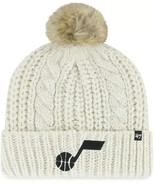 &#39;47 NBA Women&#39;s Utah Jazz Meeko Knit Beanie hat Cuff Pom embroidered Log... - $458.95 MXN