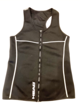 HEAD Wet Vest Mens Medium Black Front Zip Polyester Surf Water Beach Scuba - £8.41 GBP