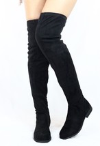 Bamboo Montana-53 Over the Knee Thigh High Almond Toe Snug fit Riding Boots - $29.99