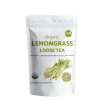 Organic Lemongrass leaf tea, caffeine free herbal tea 4,8,16 oz, Free Shipping - £9.45 GBP+
