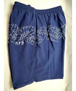 Newport Blue Men&#39;s XL Swim Trunks Tropical Leaf Pattern Built In Underwear - £19.28 GBP
