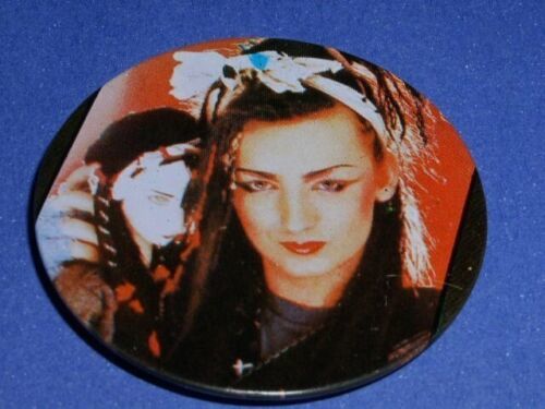 Culture Club Boy George Pinback Button Vintage 1980&#39;s - $14.99