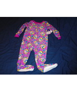 New Blanket Sleeper Size 2T - Dark Pink w/Owls - Toddler Pajamas - $8.81 CAD