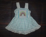 NEW Boutique Baby Girls Rainbow Ruffle Romper Dress 0-3 Months - £11.98 GBP