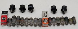 Vtg Electronic Radio TV Amp Small Tube Loose Mixed Lot Untested RCA CBS ... - $48.37