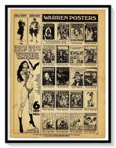 Warren Publishing Posters Print Ad Vintage 1975 Vampirella #44 Comic Boo... - £15.75 GBP