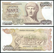 Greece. Banknote 1000 drachmae. 1987. Unc. Paper. Cat# P.202 - $10.05