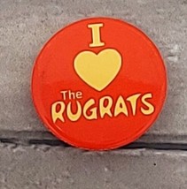 VTG &quot;I Love The Rugrats&quot; Pinback Button Canadian Children&#39;s Band 1980s Abramson - £8.55 GBP