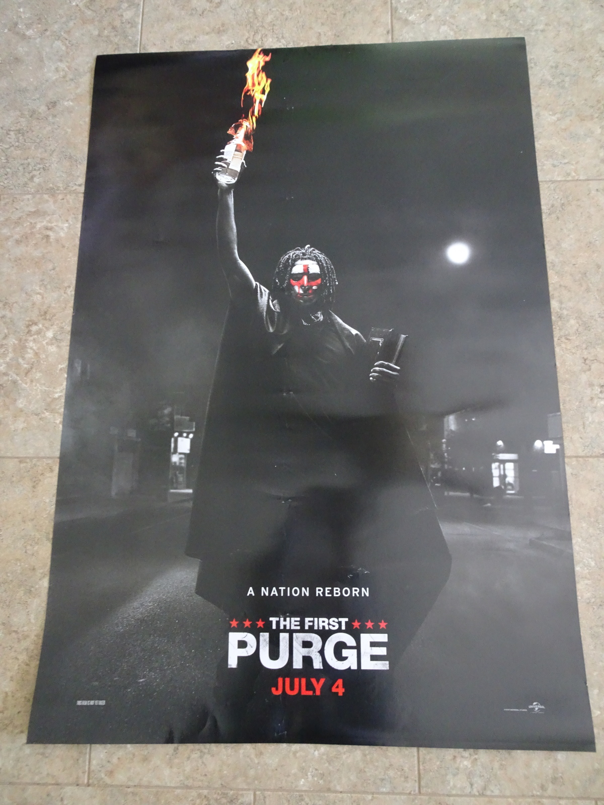 PURGE - MOVIE POSTER WITH ETHAN HAWKE - $5.00