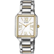 NEW* Citizen Womens EM0194-51A Diamond Bezel Stainless Steel Watch MSRP ... - $475.00