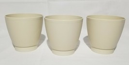 Tupperware Replacement Cups For Condiment Caddy Beige Vintage - £6.44 GBP