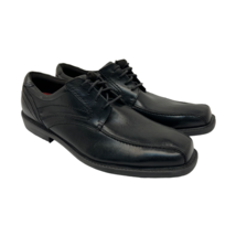 Rockport Men&#39;s Leader 2 Bike-Toe Dress Shoes A13010 Black Leather Size 1... - $56.99