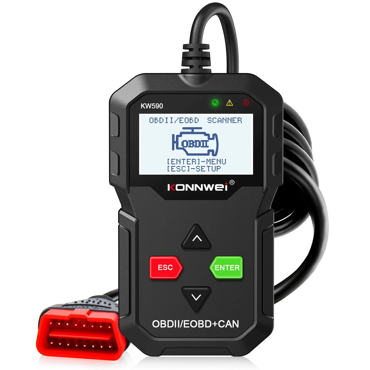 OBD2 Scanner KONNWEI KW590 Diagnostic Scanner OBD 2 Code Reader Auto Scanner bet - £71.77 GBP