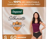 Depend Silhouette Incontinence &amp; Postpartum Underwear for Women SMALL  6... - £47.66 GBP