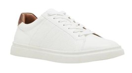 Steve Madden Mens Shoes White Sneakers Cushioned Insole Breathable Lace-Up - $62.99