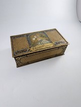 Vintage Whitman&#39;s Salmagundi Art Nouveau Mosaic Tin Candy Trinket Box - £17.80 GBP