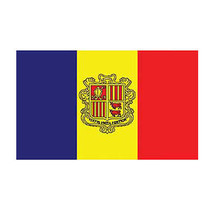 Andorra Pyrenees France Spain Polyester International Country Flag 3 X 5 Feet - £5.59 GBP